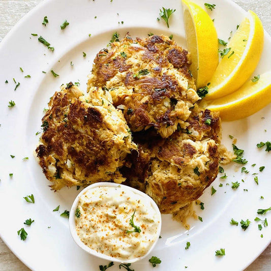 Lion's Mane Mushroom Crab Cakes